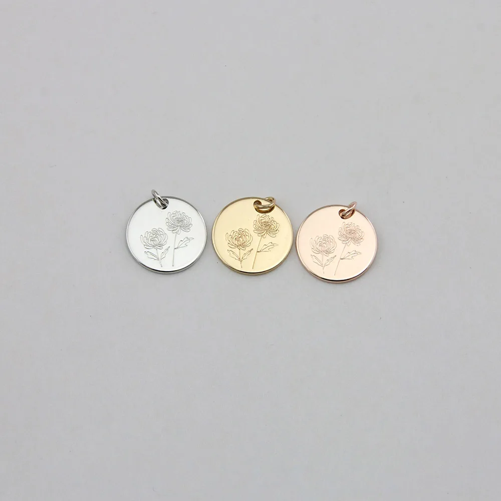 

Factory Wholesale Ladies Bijoux Pendant Women Charm Jewelry Chrysan Flower Accessories