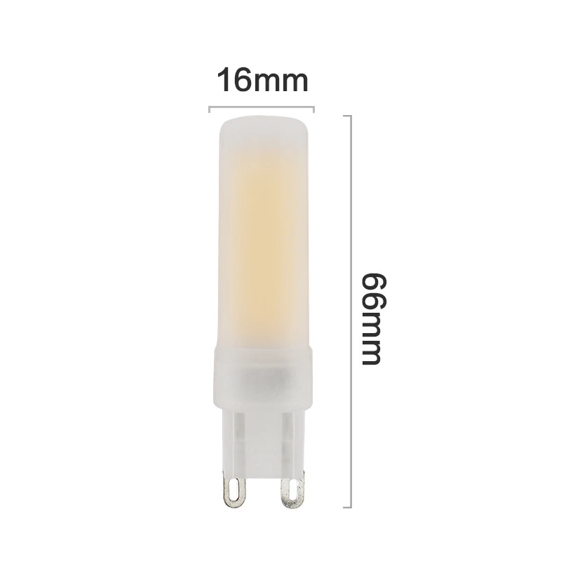 Dimmable G9 LED 6W 9W 220V 240V LED Filament Bulb Lampada Lampu Gantung Lampu Menggantikan Lampu Pijar lampu Ampul