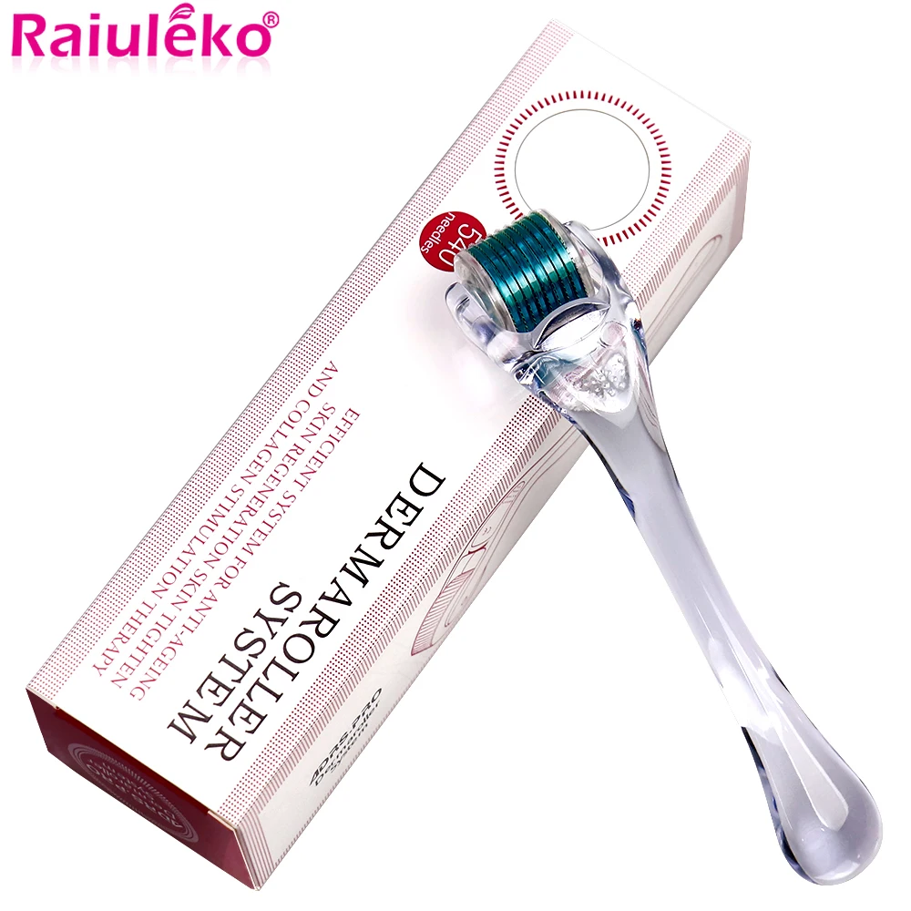 DRS 540 Derma Roller For Face Microniddle Roller For Hair Titanium Dermaroller Microneedling Dr.imp Pen 0.2/0.25/0.3mm Needles