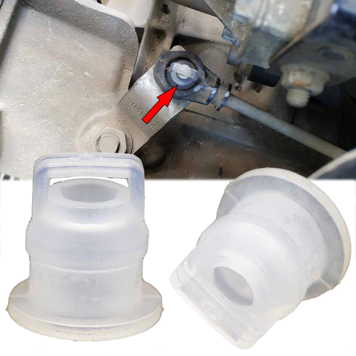 

For Toyota Tundra Auto Gearbox Gear Shift Lever Cable Linkage Rod Bushing Rubber Sleeve Repair Kit 2000 2001 2002 Replacement