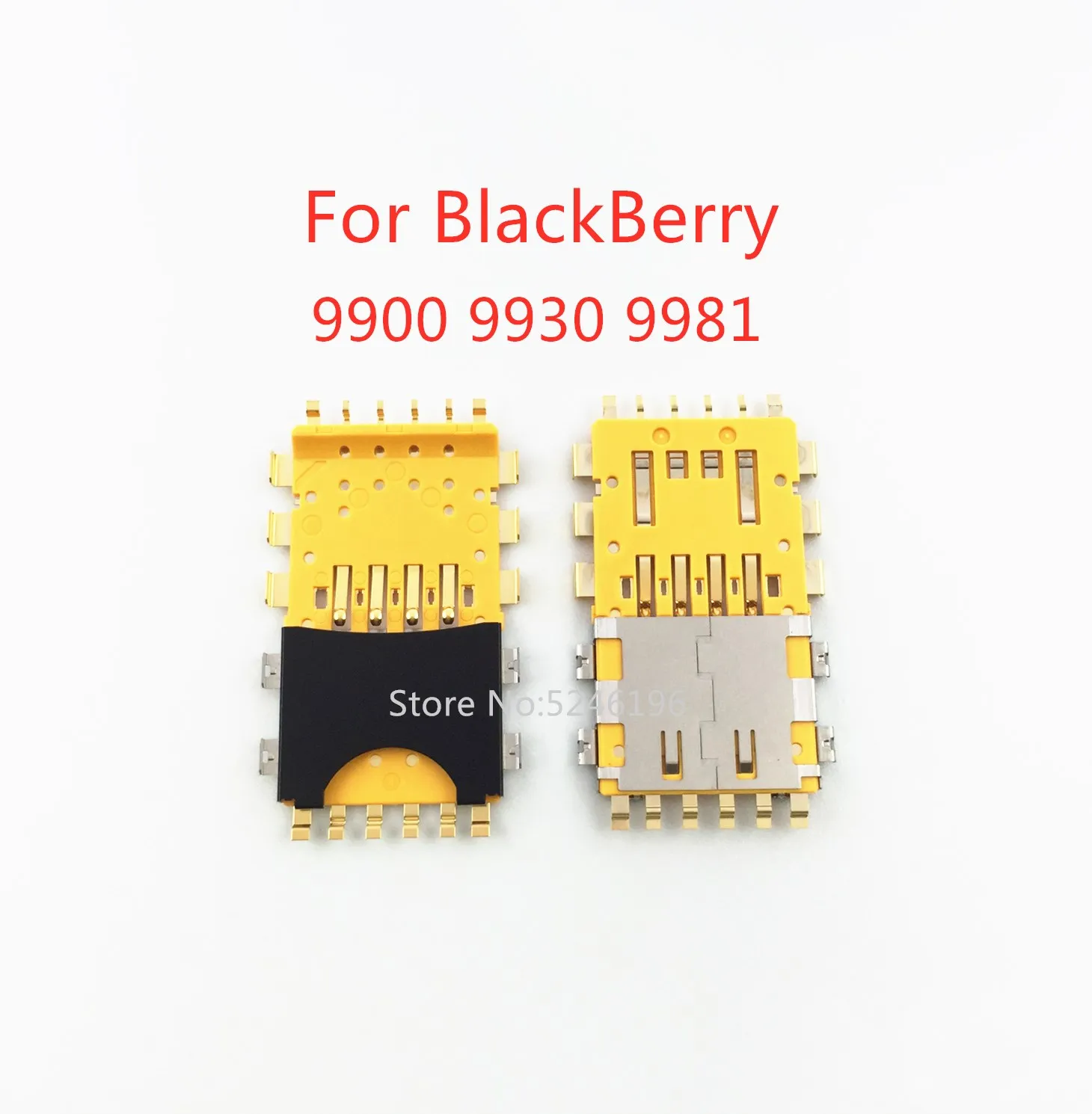 1pcs-5pcs Sim Card Reader Tray Card Holder Slot For BlackBerry 9900 9930 9981 Replace Part
