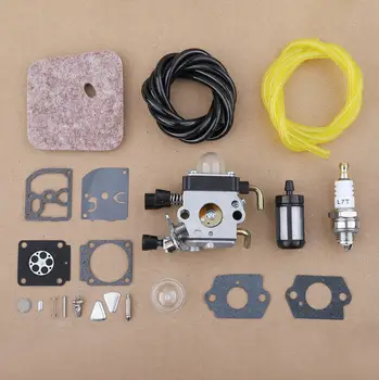 エア燃料フィルター修理キットforStihl、キャブレター、fs38、fs45、fs46、fs55、fs74、fs75、fs80、fs85、hs45、hl45、hl75、ストリマー