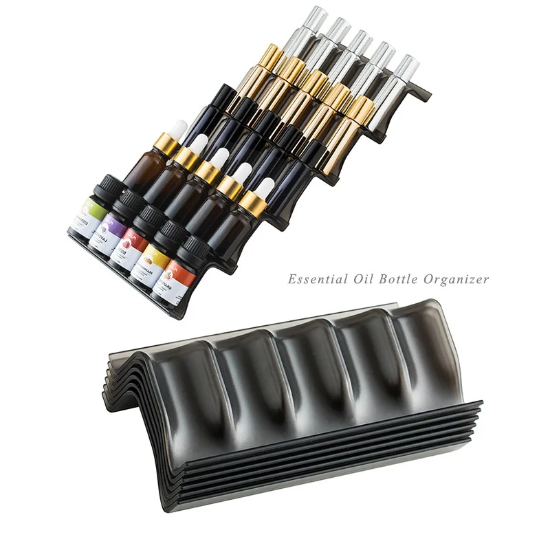 100Pcs Essential Oil Bottle Ball Bottle Display Frame Drawer Receiving and Finishing Frame Superposition Essential Plastic Frame
