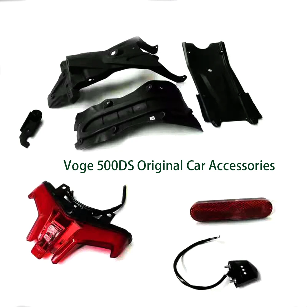 

FOR Voge 500DS 500 DS Original Car Accessories Mudguard Water Tail light License Plate Reflector Tools