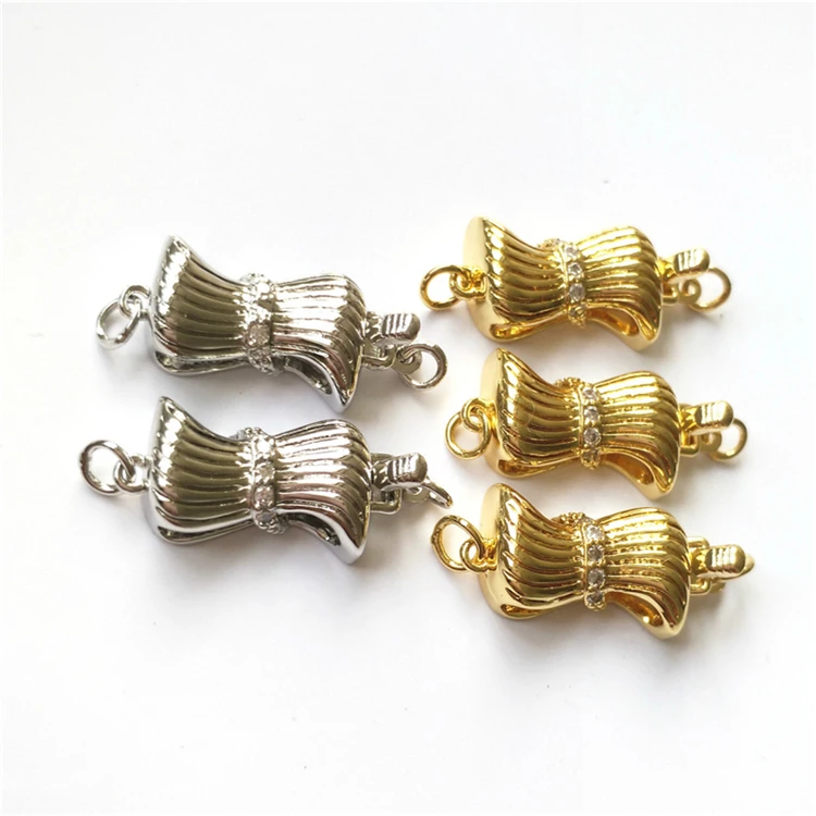 

New Arrival Jewelry Findings Wholesale Necklace Bracelet Clasps and Hooks Jewellery Accessory Parts Settings, 10pcs/lot