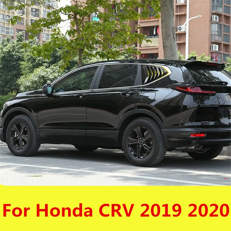 

Для Honda CRV 2019 2020 5th CR-V Высокое качество наклейка автомобиля боковой поток воздуха вентиляционное отверстие Лезвие Тип лист доска выход воздуха патч аксессуары