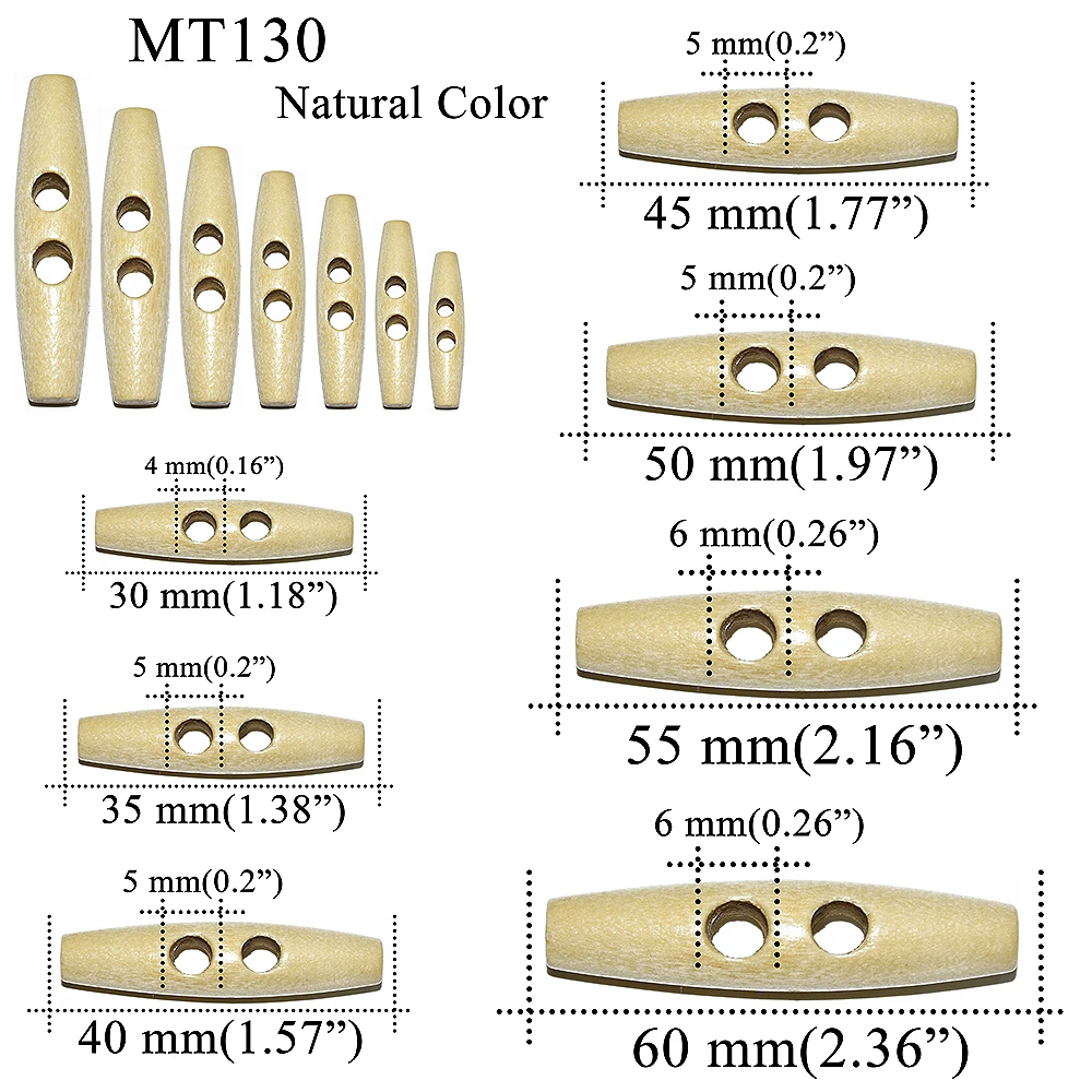 Деревянные тумблеры из натурального дерева 10 шт., деревянные пуговицы для шитья для скрапбукинга, палатки, одежды, пальто, овальные кнопки ручной работы