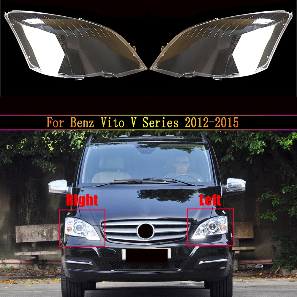 

Car Headlamp Lens For Mercedes-Benz Vito V Series 2012 2013 2014 2015 Car Headlight Headlamp Lens Auto Shell Cover