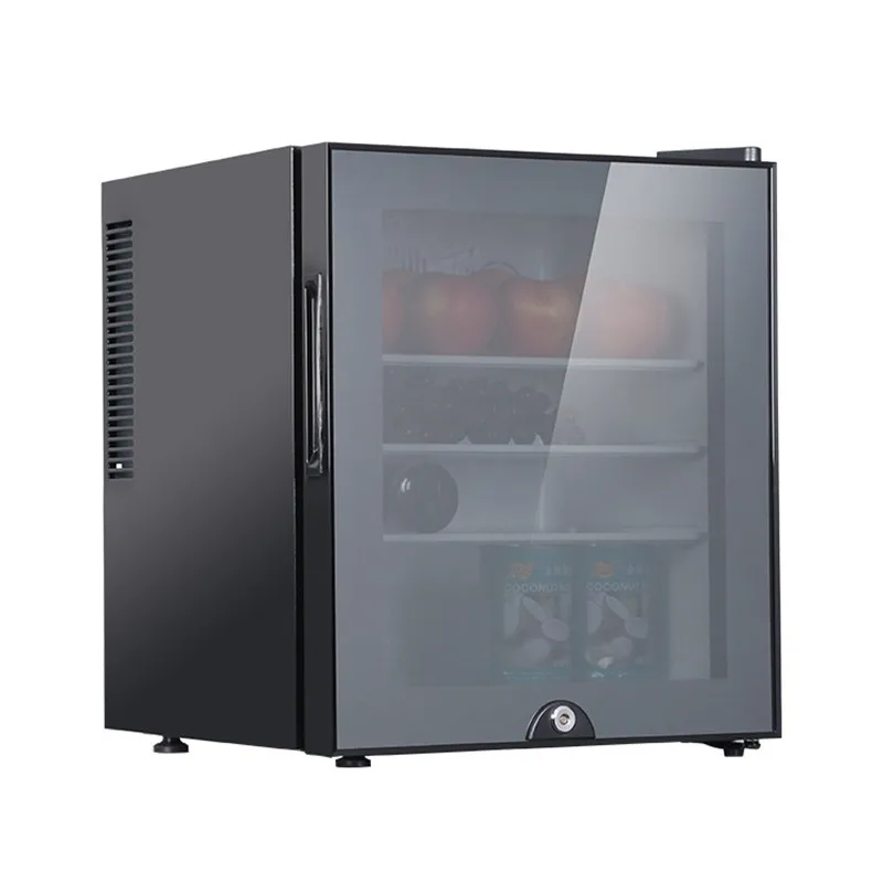 Hotel Room Small Refrigerator 30L Refrigerated Fresh-Keeping Small Refrigerator Chip Refrigeration Energy-Saving Silent Refriger