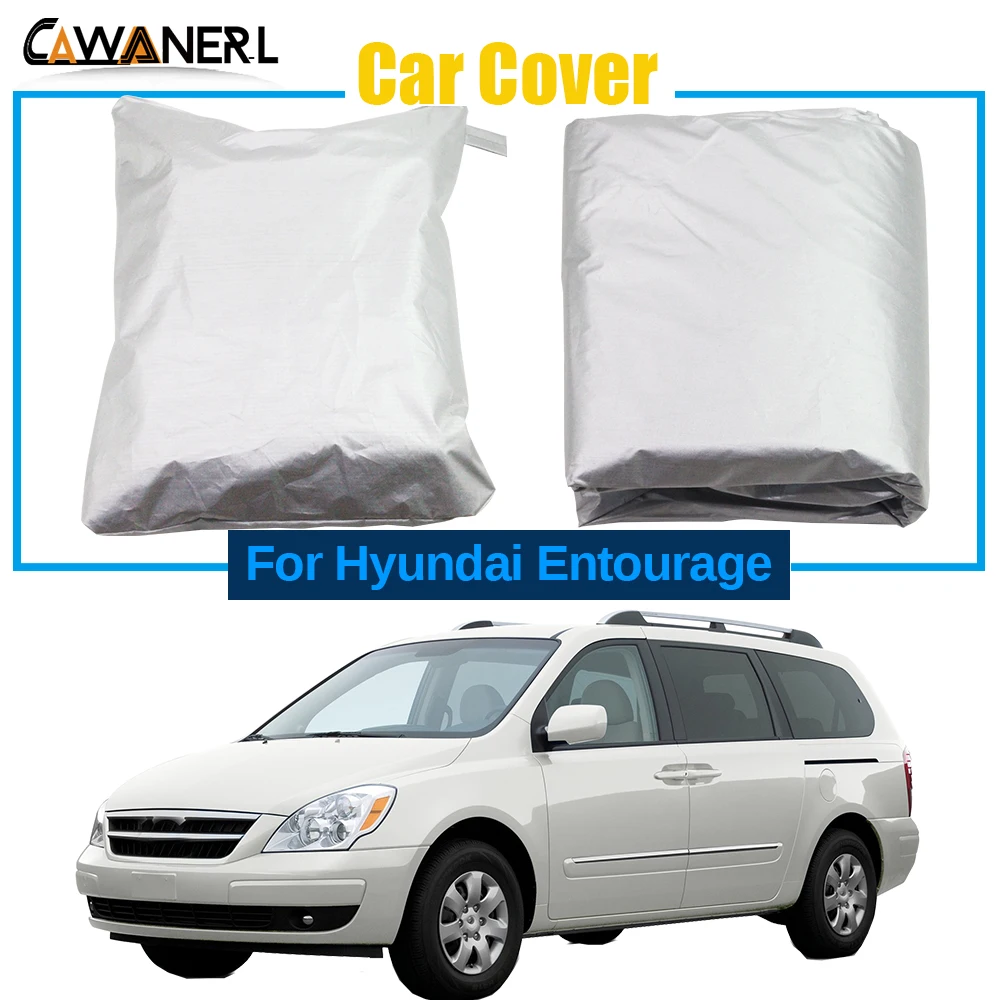 

Полный автомобильный чехол для Hyundai Entourage 2006-2014, уличный, внутренний, с защитой от УФ-лучей, солнца, дождя, снега, пыли, ветрозащитный чехол MPV