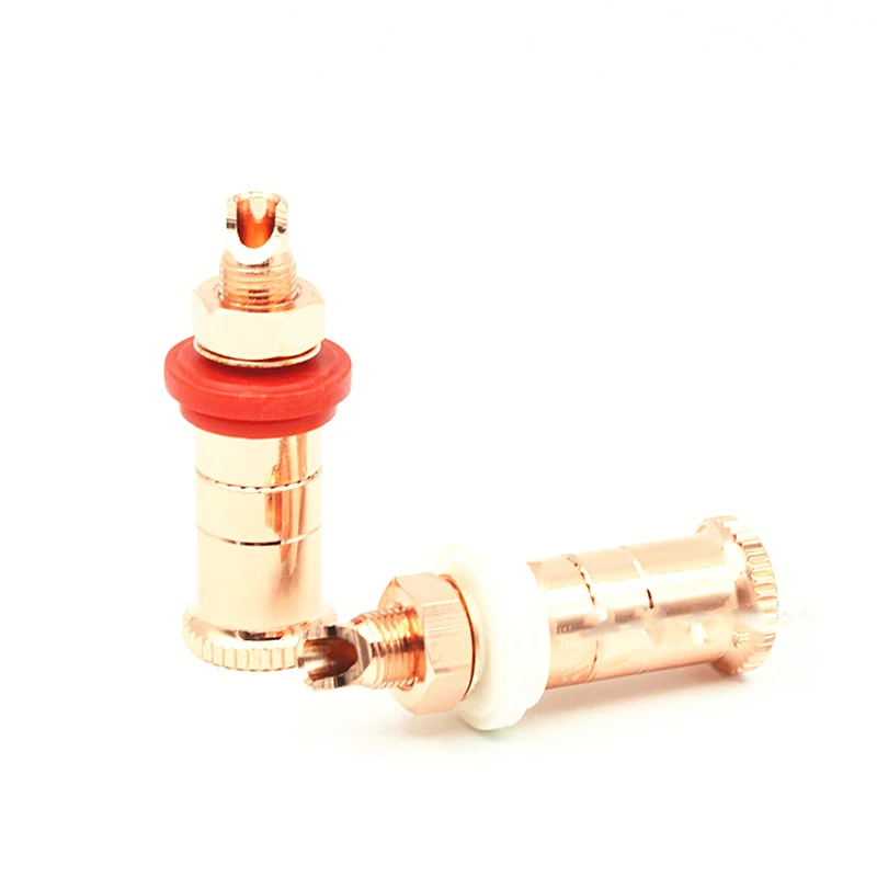 Hifi audio speaker copper socket hifi audio speaker connector amplifier terminal binding Post banana plug socket connector