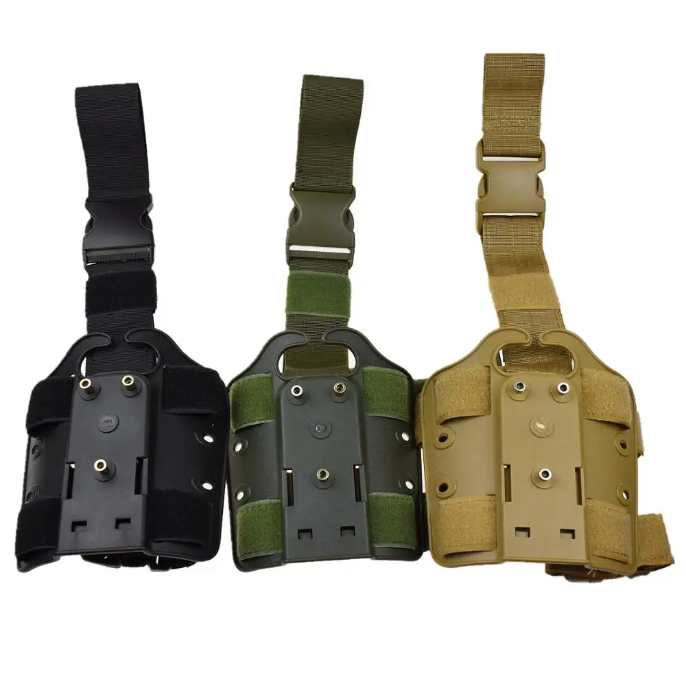 Universal Pistola Drop Leg Belt Holster, Plataforma QLS 19/22, Sig P226, 1911, Glock 17, 19, M9, USP, tipo IMI, alta qualidade