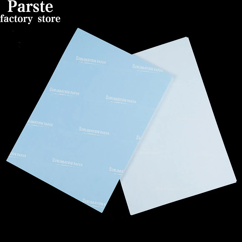 100 PCS A4 Heat Sublimation Transfer Paper For Polyester T-Shirt Fabrics Cloth Phone Case Printing Design For Inkjet Printers