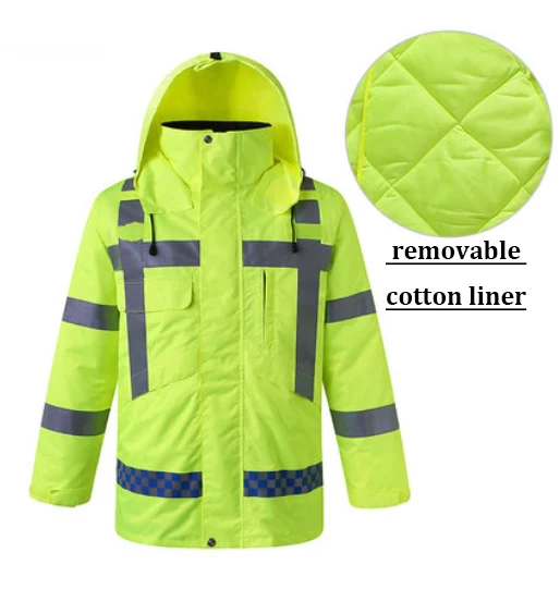

Motorcycle Winter Jacket Men Woman Reflective Clothing Warm Cotton Lining Motorbike Motocross Jackets Coats Riding hi vis Jacket