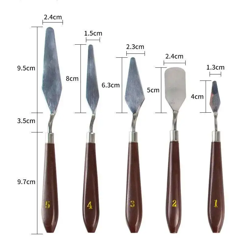 5 шт./набор, ножи для рисования