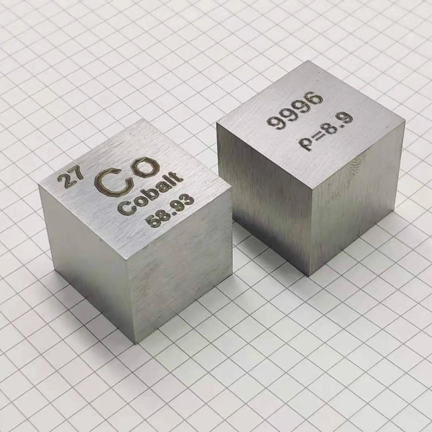 Metal 25.4mm/1 inch Density Cube 99.95% Pure for Element Collection