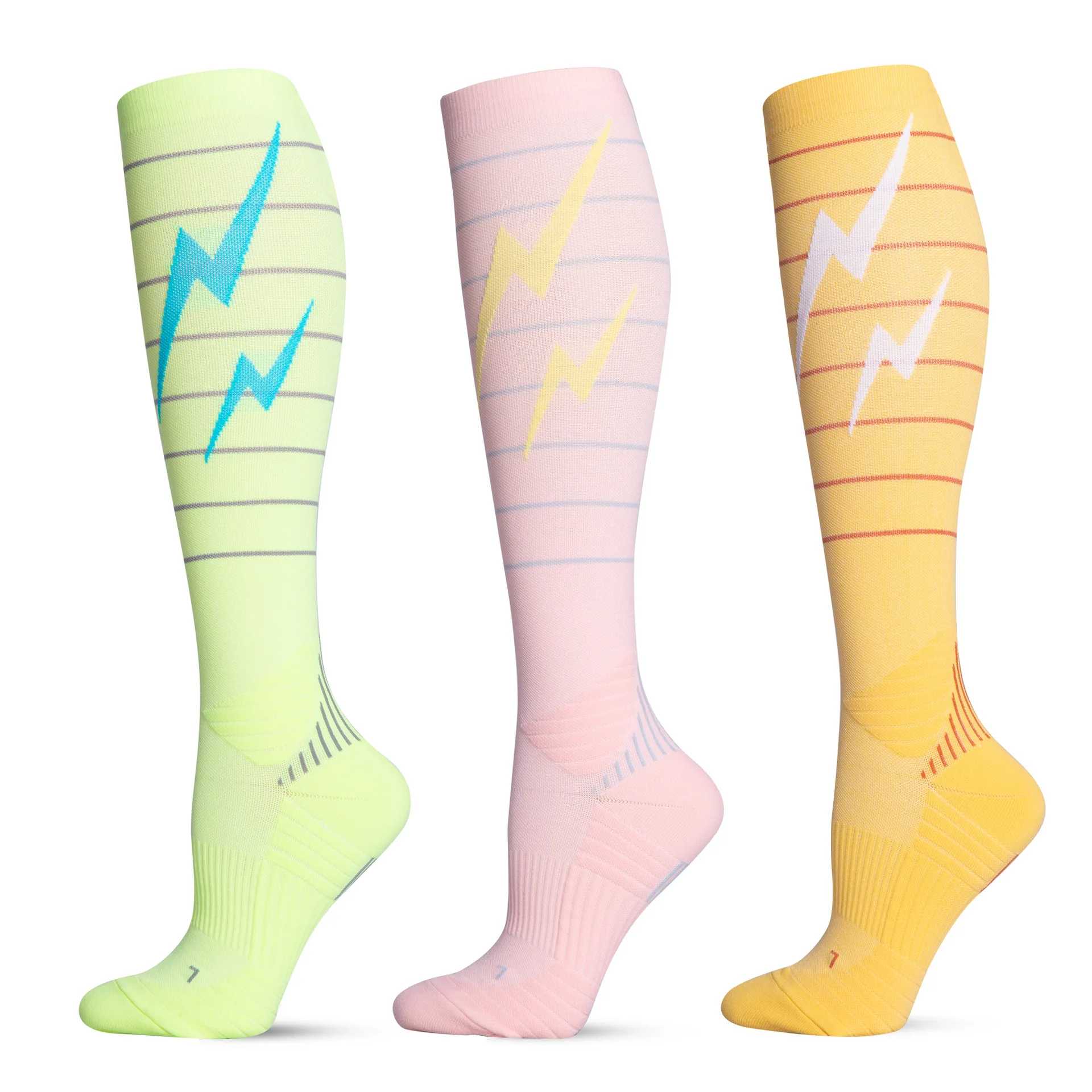 

Plus Size Compression Socks Women Men Knee High Gradient Pressure 30 MmHg Edema Diabetes Varicose Veins Running Funny Socks Man