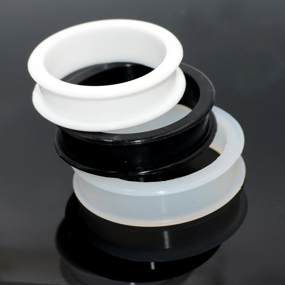 Silicone Double Flared Ear Flesh Tunnel Plug