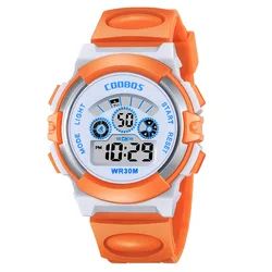 UTHAI CE17 Kids sport digital watch electronic wristwatch for a girl boy children Luminous child boys girls baby gift Waterproof