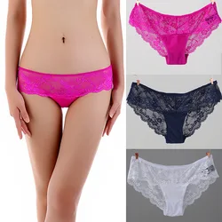 AS81 New Underwear Women Plus Size Sexy Lace G String Women's Panties Intimates Briefs Calcinha Renda