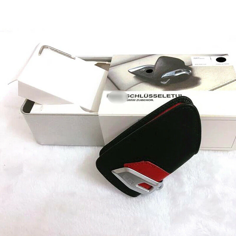 Genuine Leather Car Key Fob Case Cover Holder Shell For BMW X1 X2 X3 X4 X5 X6 F15 F48 540 740 1 2 5 7 Series Accessories