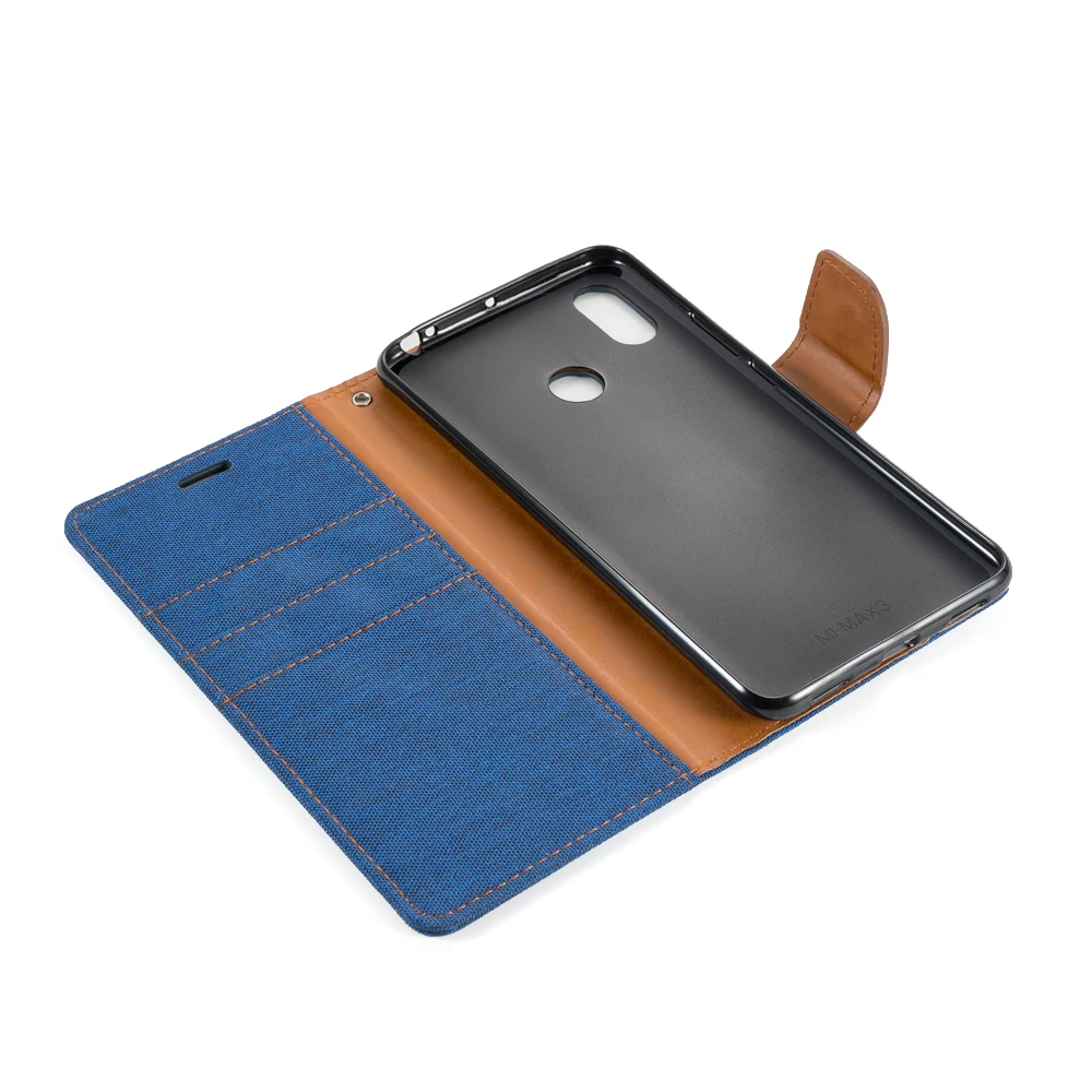 For Xiaomi Mi Max 3 Mi Max 3 Pro Flip Case For Xiaomi Redmi Note 6 Pro Business Leather Book Case Soft Tpu Silicone Back Cover