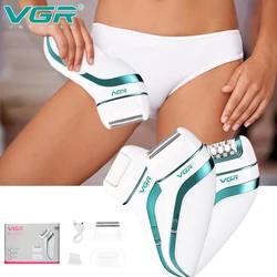 3 in 1 Rechargeable Epilator For Women Facial Hair Remover Female Epilator Face Depilation Leg Body Shaver Callus Remover