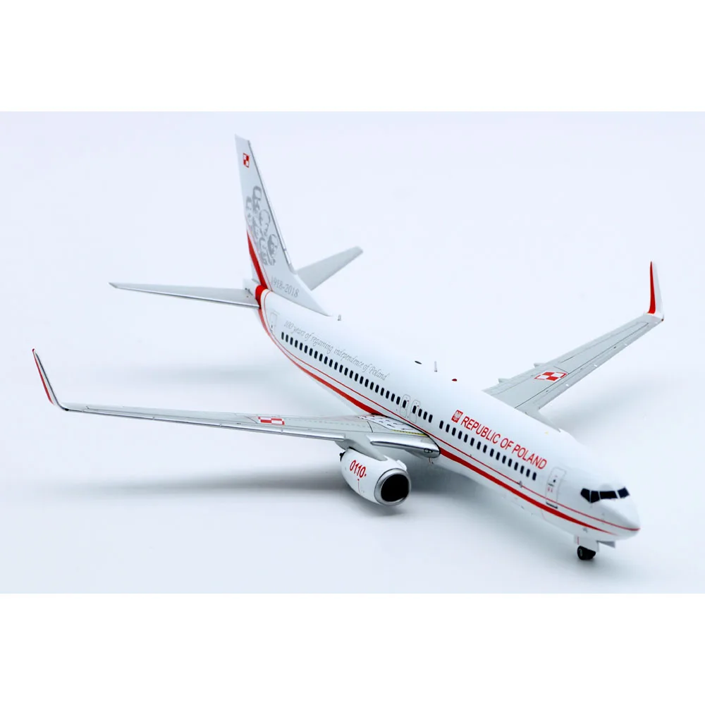 1:200 Alloy Collectible Plane Gift JC Wings LH2245 RZECZPOSPOLITA POLSKA Boeing B737-800 Diecast Aircraft Model 0110 With Stand