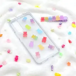 10pcs 3D Nail Charm Candy Gummy Bear Charms Colorful Resin Fillers Charms For DIY Handmade Art Crafting Supplies Jewelry Making