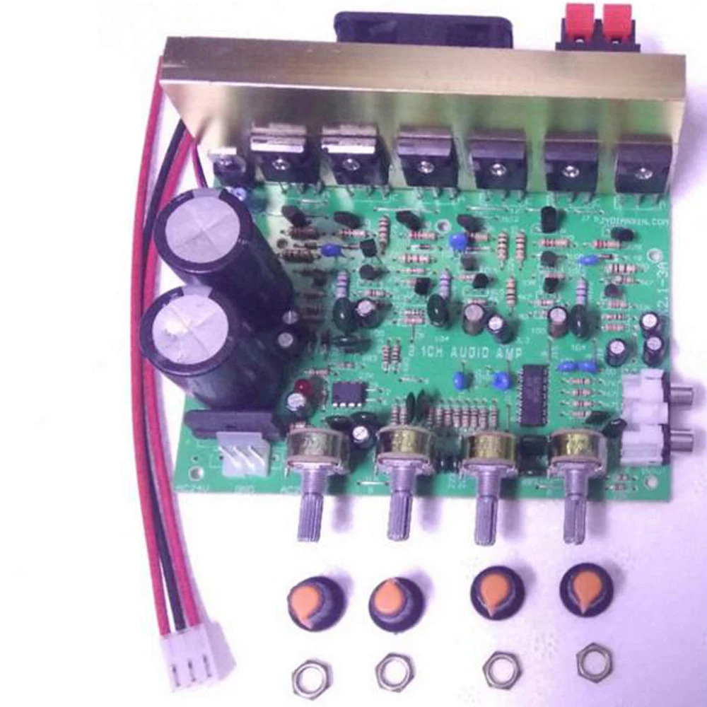 

300W 3 Channel Air Cooled Subwoofer Power Amplifier Board 2.1 High Power Amplifier Board