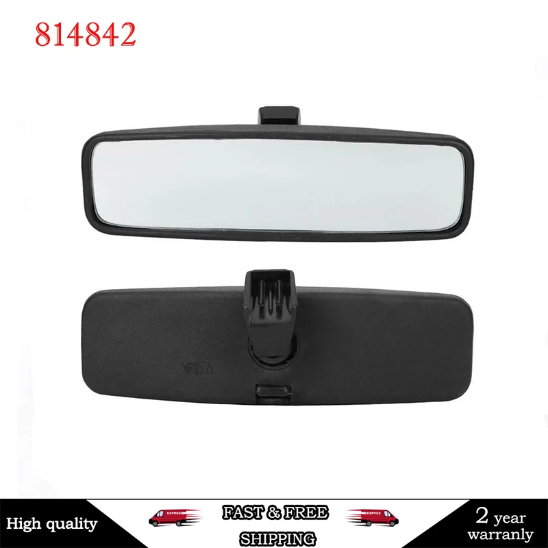 High Quality Car Interior Rear View Mirror Replacement For Peugeot 107 206 106 Toyota Aygo Citroen C1 814842