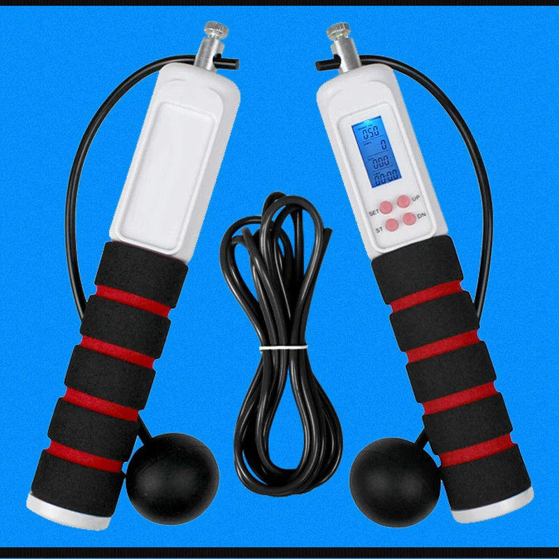 Smart Counting Jump Skip Rope Wireless And Wired Dual-use Calorie Consumption Magnetic Control Adult Skipping Rope Fitness Rop