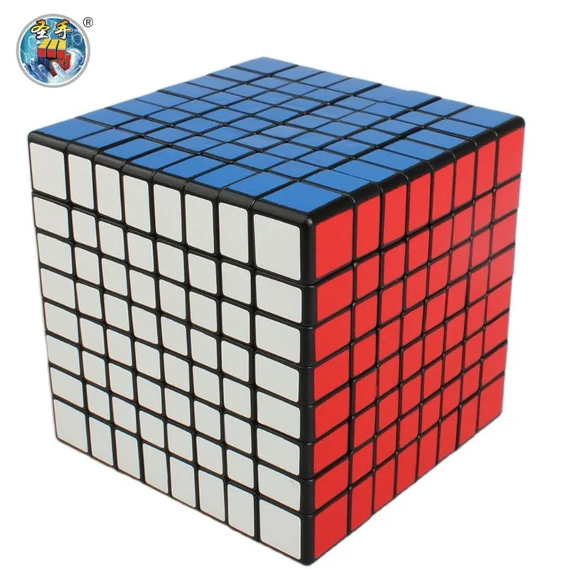 New ShengShou 8x8x8 Magic Puzzle Cubo Magico 6x6 Speed Cube Black Twist 7x7x7 Layers Magic Puzzle Professional Educational  toys