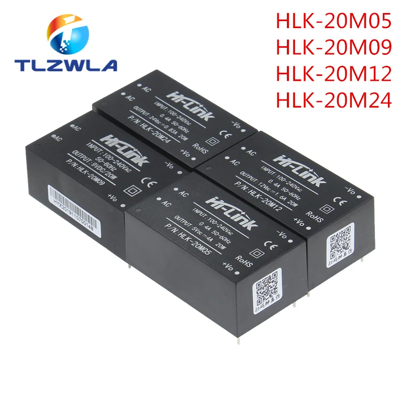 HLK-PM01 03/09/12/24 HLK-2M05 HLK-5M03 HLK-10M12 20M24AC-DC 220V إلى 5V/3.3V/12V ذكي المنزلية التبديل إمدادات الطاقة وحدة