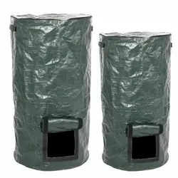 Bolsa de Compost plegable B2RF para jardín, con tapa, para recoger residuos orgánicos, ecológico