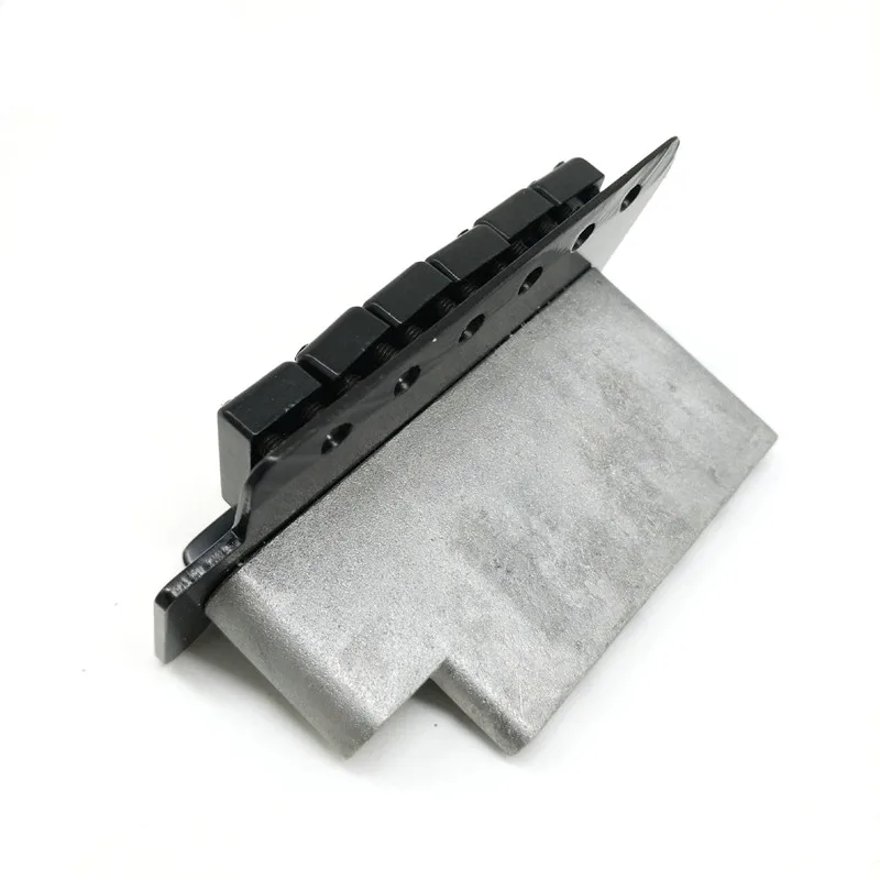Ein Set goldener, silberner und schwarzer E-Gitarren-Brücke, Saitenziehbrett, Single-Shake-Vibrato, Musikinstrumenten-Teile – Detail 6