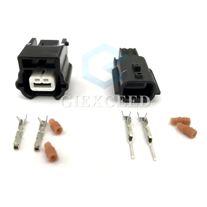 2 Sets 2 Pin AC Assembly 7283-8851-30 Female Male Automotive Connector Waterproof Electronic Socket ABS Sensor Plug For Nissan