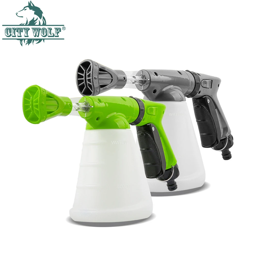 Household  Soap Foam Gun Garden Water Nozzle Car Wash Soap Watering  Connect With The Water Tap Window Wheel Car Cleaning Tool