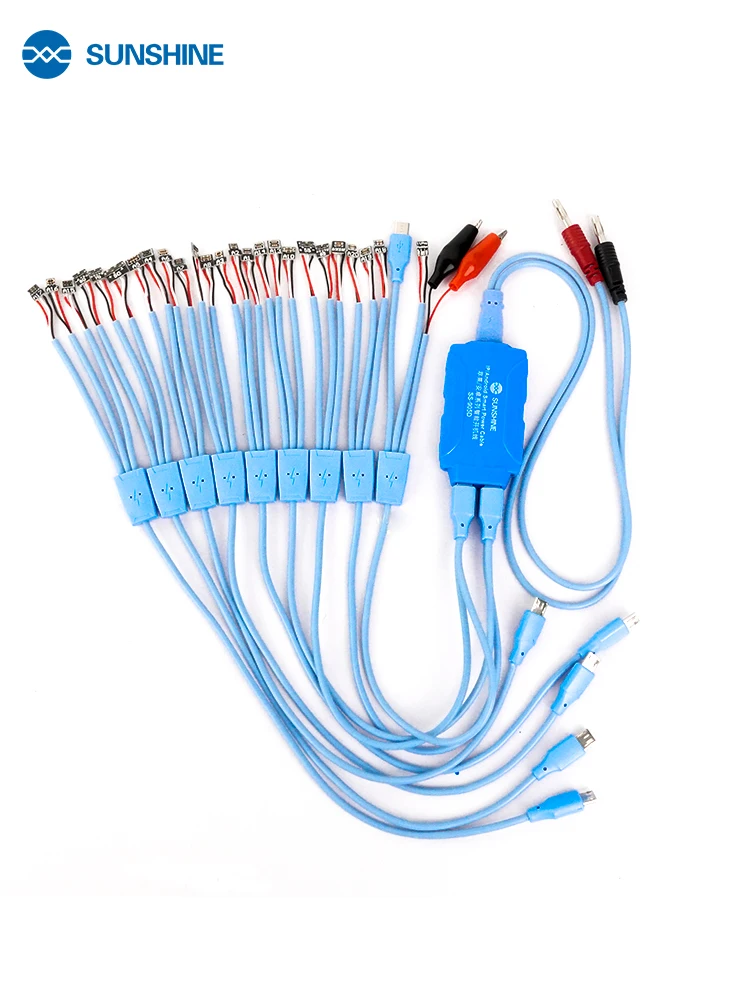 SUNSHINE SS-905D V11.0 Nowy Kabel Zasilający do Telefonów iPhone 6S-16 Pro Max Samsung Huawei, Kabel do Testowania Prądu Zasilania DC — zdjęcie 2
