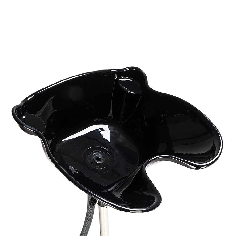 YC-210 Salon Removable Adjustable Shampoo Basin Black  Professional Hair Salon Furniture