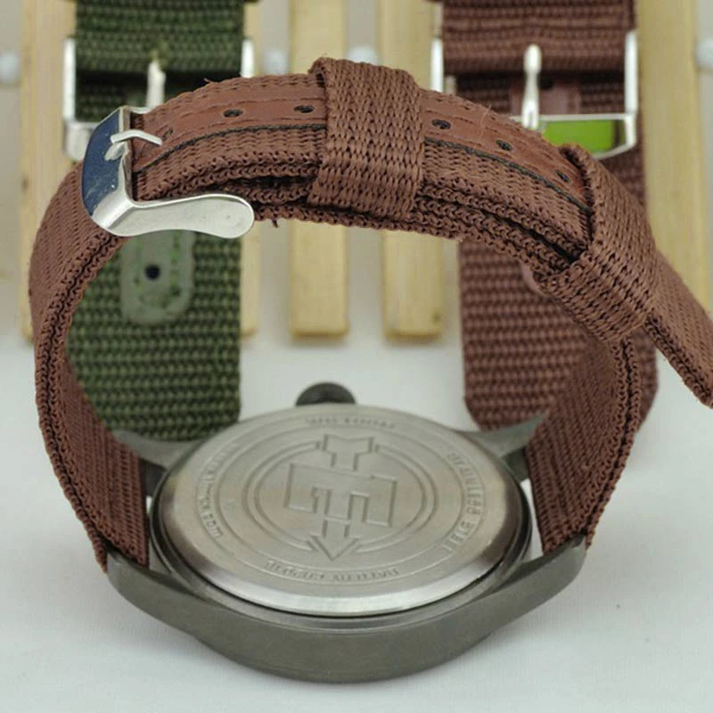 Simple Watch Band Solid Color Strap Nylon Mesh Watchbands 20mm 22mm 24mm Women Men Sport Watches Belt Accessories XIN-Sh