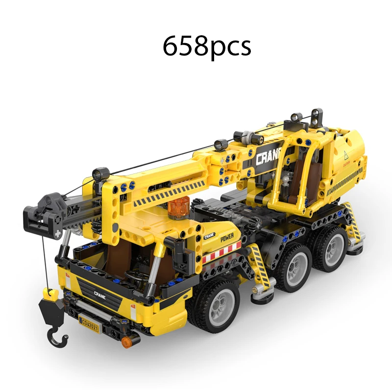Cada 693Pcs City Wheelloader Auto Zware Mijnbouw Vrachtwagen Bouwstenen Diy Engineering Graafmachine Bakstenen Speelgoed Voor Kinderen Cadeau