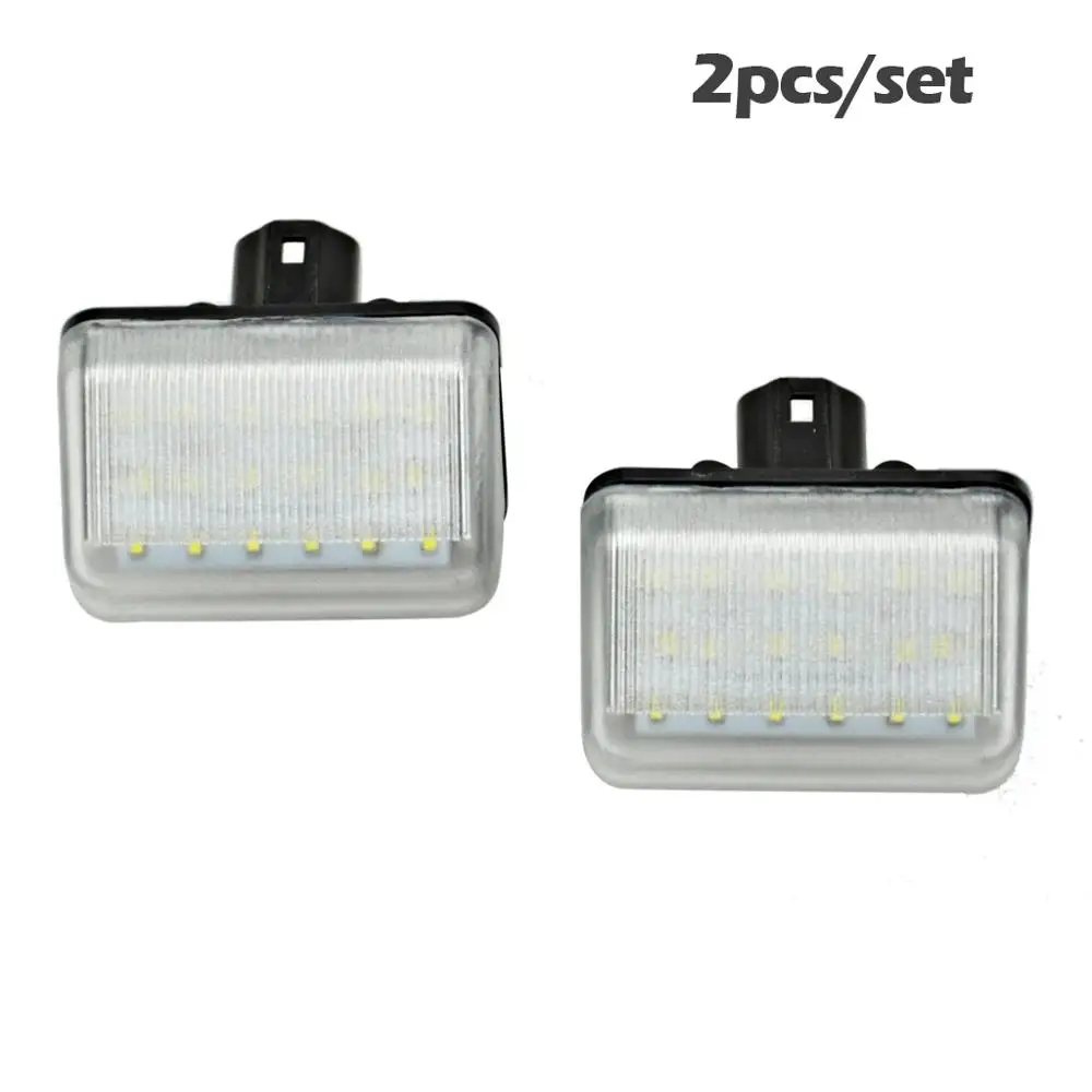 For Mazda 6 Speed  Mazda 6 CX-5  CX-7 Car Rear white LED license plate light number plate lamp