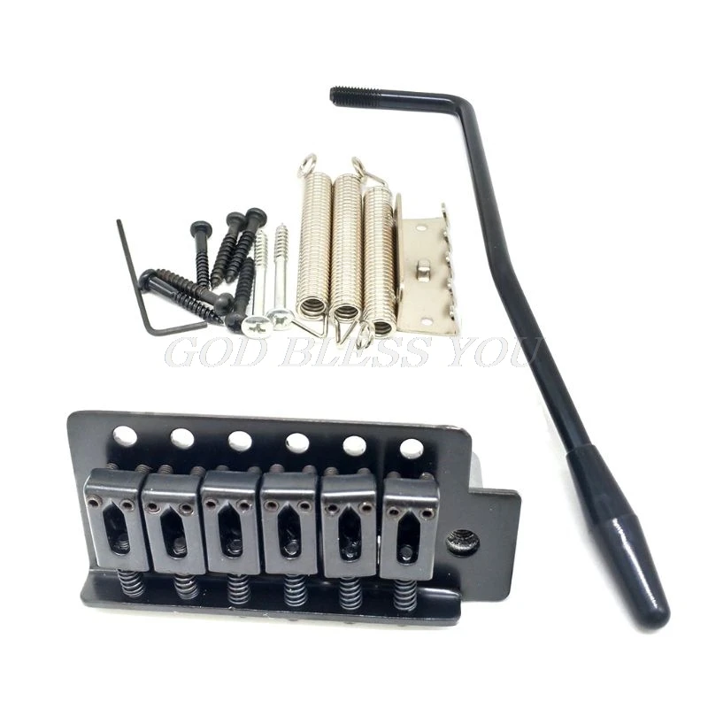 6 Strings Guitar Bridge Saddle Tailpiece for Electric Guitar Tremolo Bridge Set Drop Shipping