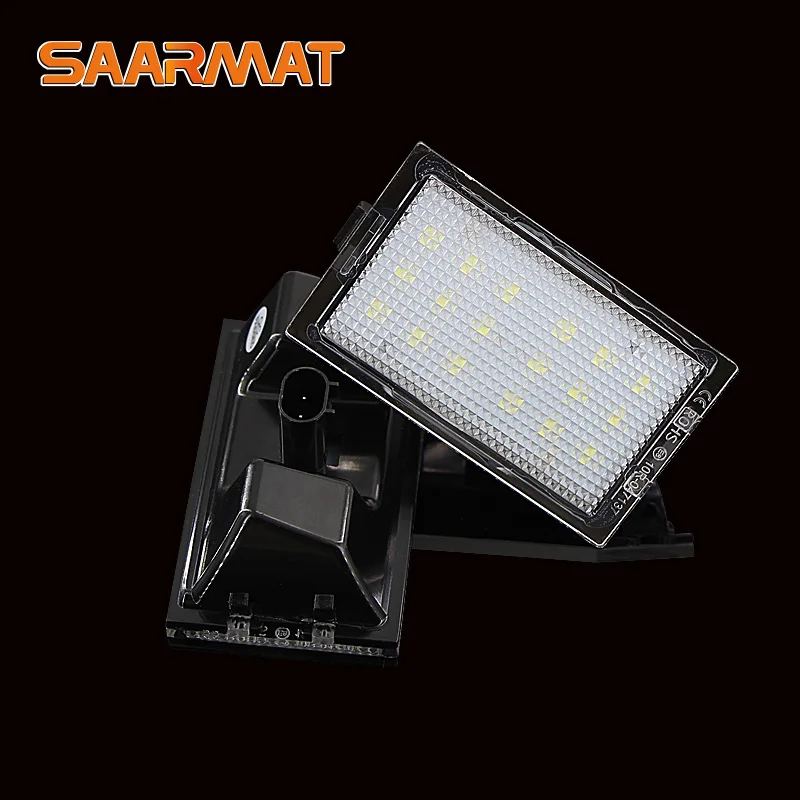2Pcs Car LED License Number Plate Light Lamp For Land Rover Discovery Series 3 LR3 4 LR4 Freelander 2 LR2 Range Rover Sport Car
