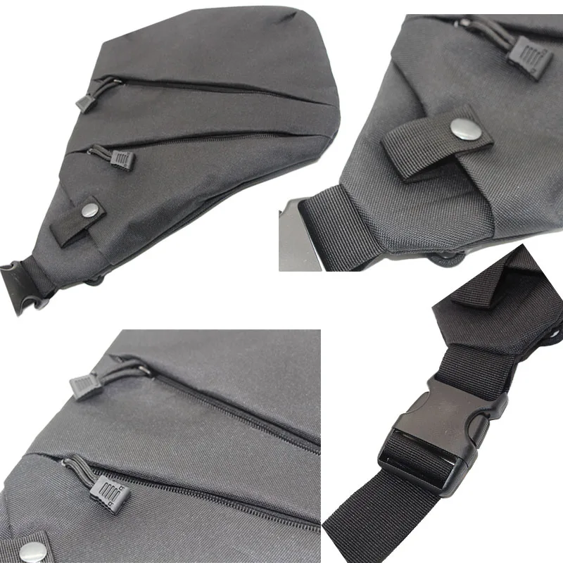 Tactical Gun Chest Bag Airsoft Pistol Military Nylon Concealed Storage Holster Bag Pouch Outdoor Hunting Anti-theft Shoulder Bag