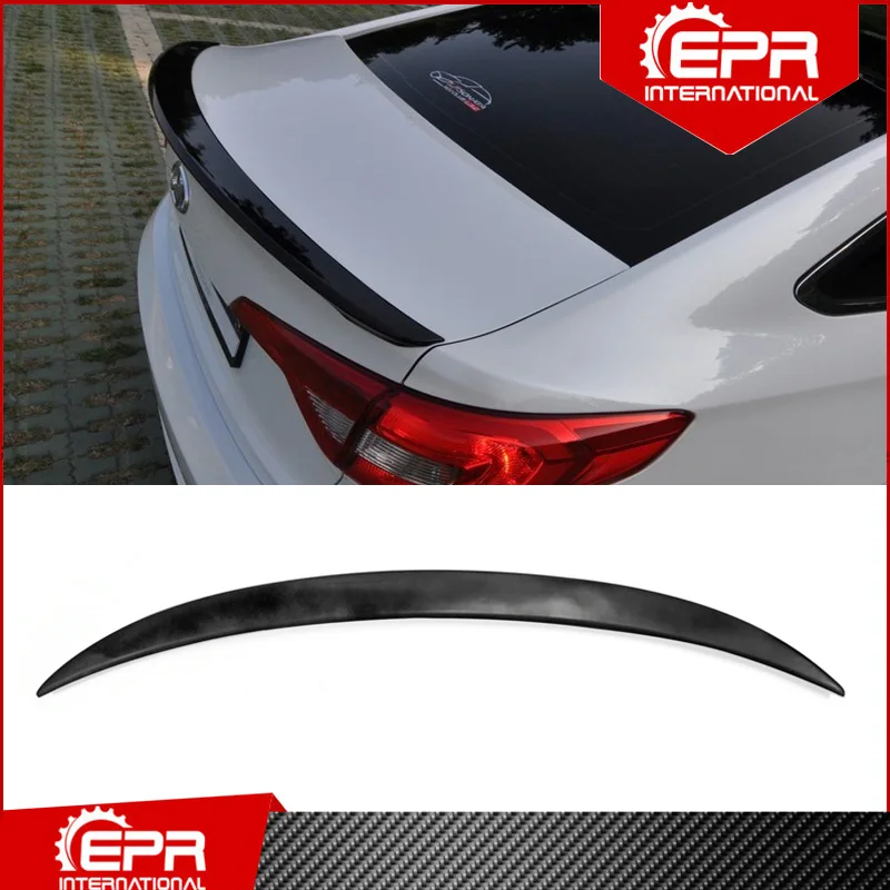 For Sonata LF 9th Glass Fiber Spoiler Racing Part Tuning For Sonata LF FRP Trunk Wing Lip Trim Body Kit