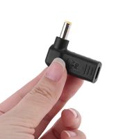 DC Power Adapter Converter USB Type-C Female to 5.5x2.5mm Male Jack Connector for As-us Le-novo Toshiba Laptop Notebook Adapter