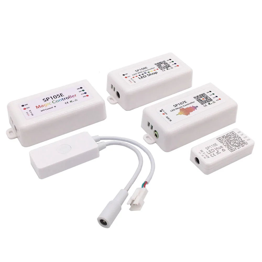 WS2811 WS2812B WS2813 WS2815 Rgb Led Pixels Strip Controller SP002E SP105E SP106E SP107E SP108E SP110E SP501E