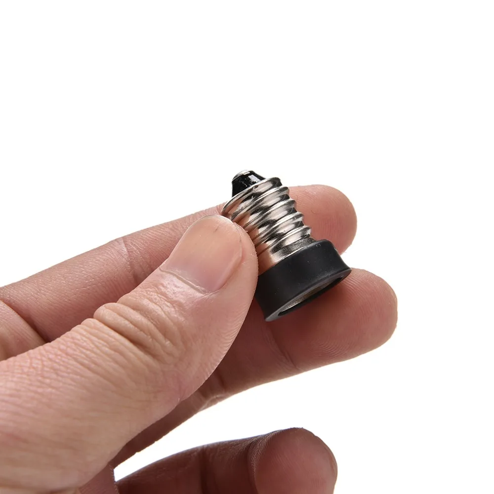 E14 Per E12 HA CONDOTTO LA Lampadina Della Lampada di Conversione di Reciproco Titolari del Convertitore Dello Zoccolo Adattatore Portalampade Per Lampadina Del Cereale Del LED Luce